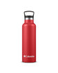 Columbia 21oz Double-Wall Vacuum Bottle With Loop Top bright poppy ModelBack