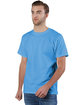 Champion Adult Ringspun Cotton T-Shirt light blue ModelQrt