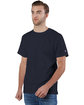 Champion Adult Ringspun Cotton T-Shirt navy ModelQrt