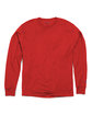 Champion Adult Long-Sleeve Ringspun T-Shirt ATHLETIC RED FlatFront