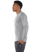 Champion Adult Long-Sleeve Ringspun T-Shirt OXFORD GRAY ModelSide