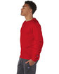 Champion Adult Long-Sleeve Ringspun T-Shirt ATHLETIC RED ModelSide