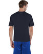 Champion Adult 4.1 oz. Double Dry® Interlock T-Shirt NAVY ModelBack