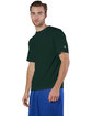 Champion Adult 4.1 oz. Double Dry® Interlock T-Shirt DARK GREEN ModelQrt