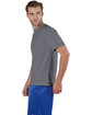 Champion Adult 4.1 oz. Double Dry® Interlock T-Shirt STONE GRAY ModelSide