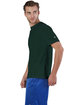 Champion Adult 4.1 oz. Double Dry® Interlock T-Shirt DARK GREEN ModelSide