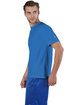 Champion Adult 4.1 oz. Double Dry® Interlock T-Shirt ROYAL BLUE ModelSide
