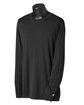 Champion Adult Double Dry Long-Sleeve Interlock T-Shirt black OFFront