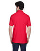 Devon & Jones Men's Pima Piqué Short-Sleeve Polo red ModelBack