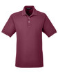 Devon & Jones Men's Pima Piqué Short-Sleeve Polo burgundy OFFront