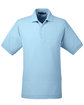 Devon & Jones Men's Pima Piqué Short-Sleeve Polo CRYSTAL BLUE OFFront