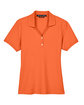 Devon & Jones Ladies' Pima Piqué Y-Collar Polo deep orange FlatFront