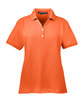 Devon & Jones Ladies' Pima Piqué Y-Collar Polo deep orange OFFront