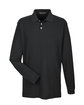 Devon & Jones Men's Pima Piqué Long-Sleeve Polo black OFFront