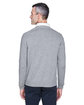 Devon & Jones Men's V-Neck Sweater grey heather ModelBack