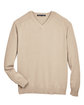 Devon & Jones Men's V-Neck Sweater STONE FlatFront
