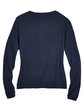Devon & Jones Ladies' V-Neck Sweater navy FlatBack