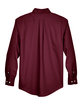 Devon & Jones Men's Crown Collection® Solid Broadcloth Woven Shirt burgundy FlatBack