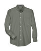 Devon & Jones Men's Crown Collection® Solid Broadcloth Woven Shirt dill FlatFront