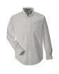 Devon & Jones Men's Crown Collection® Solid Broadcloth Woven Shirt silver OFFront