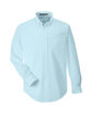 Devon & Jones Men's Crown Collection® Solid Broadcloth Woven Shirt crystal blue OFFront