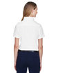 Devon & Jones Ladies' Crown Collection Solid Broadcloth Short-Sleeve Woven Shirt white ModelBack