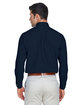 Devon & Jones Men's Crown Collection® Tall Solid Broadcloth Woven Shirt navy ModelBack