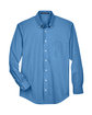Devon & Jones Men's Crown Collection® Tall Solid Broadcloth Woven Shirt french blue FlatFront