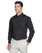 Devon & Jones Men's Crown Collection® Tall Solid Broadcloth Woven Shirt black ModelQrt