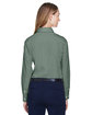 Devon & Jones Ladies' Crown Collection® Solid Broadcloth Woven Shirt dill ModelBack