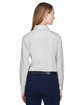 Devon & Jones Ladies' Crown Collection® Solid Broadcloth Woven Shirt silver ModelBack