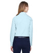 Devon & Jones Ladies' Crown Collection® Solid Broadcloth Woven Shirt crystal blue ModelBack