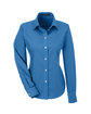 Devon & Jones Ladies' Crown Collection® Solid Broadcloth Woven Shirt french blue OFFront