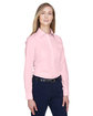 Devon & Jones Ladies' Crown Collection® Solid Broadcloth Woven Shirt pink ModelQrt