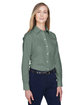 Devon & Jones Ladies' Crown Collection® Solid Broadcloth Woven Shirt dill ModelQrt