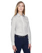 Devon & Jones Ladies' Crown Collection® Solid Broadcloth Woven Shirt silver ModelQrt
