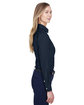 Devon & Jones Ladies' Crown Collection® Solid Broadcloth Woven Shirt navy ModelSide