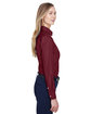 Devon & Jones Ladies' Crown Collection® Solid Broadcloth Woven Shirt burgundy ModelSide