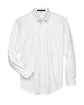 Devon & Jones Men's Crown Collection Solid Oxford Woven Shirt  FlatFront