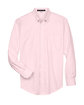 Devon & Jones Men's Crown Collection Solid Oxford Woven Shirt pink FlatFront