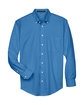 Devon & Jones Men's Crown Collection Solid Oxford Woven Shirt french blue FlatFront