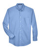 Devon & Jones Men's Crown Collection Solid Oxford Woven Shirt light blue FlatFront