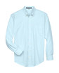 Devon & Jones Men's Crown Collection Solid Oxford Woven Shirt crystal blue FlatFront