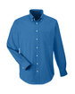 Devon & Jones Men's Crown Collection Solid Oxford Woven Shirt french blue OFFront