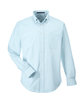 Devon & Jones Men's Crown Collection Solid Oxford Woven Shirt crystal blue OFFront