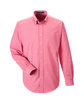Devon & Jones Men's Crown Collection® Gingham Check Woven Shirt red OFFront
