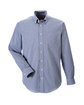 Devon & Jones Men's Crown Collection® Gingham Check Woven Shirt navy OFFront