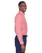 Devon & Jones Men's Crown Collection® Gingham Check Woven Shirt red ModelSide