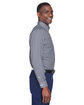 Devon & Jones Men's Crown Collection® Gingham Check Woven Shirt navy ModelSide