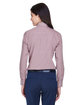 Devon & Jones Ladies' Ladies' Crown Collection Gingham Check Woven Shirt burgundy ModelBack